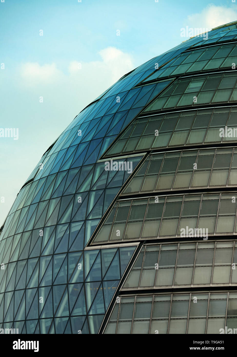 Modern office building in london business district stock photo alamy