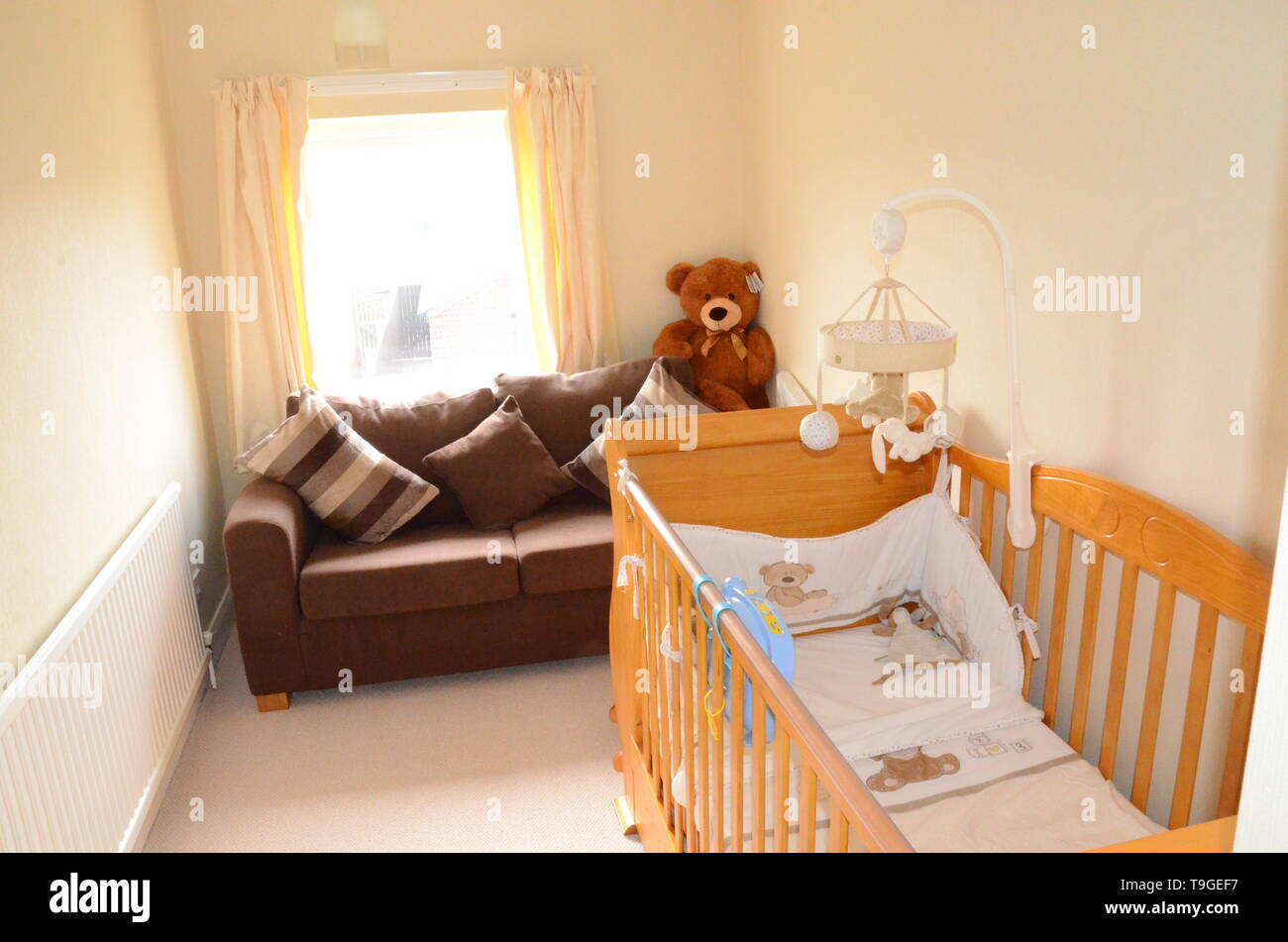 babies bedroom, peaceful night's sleep, cot death Stock Photo Alamy