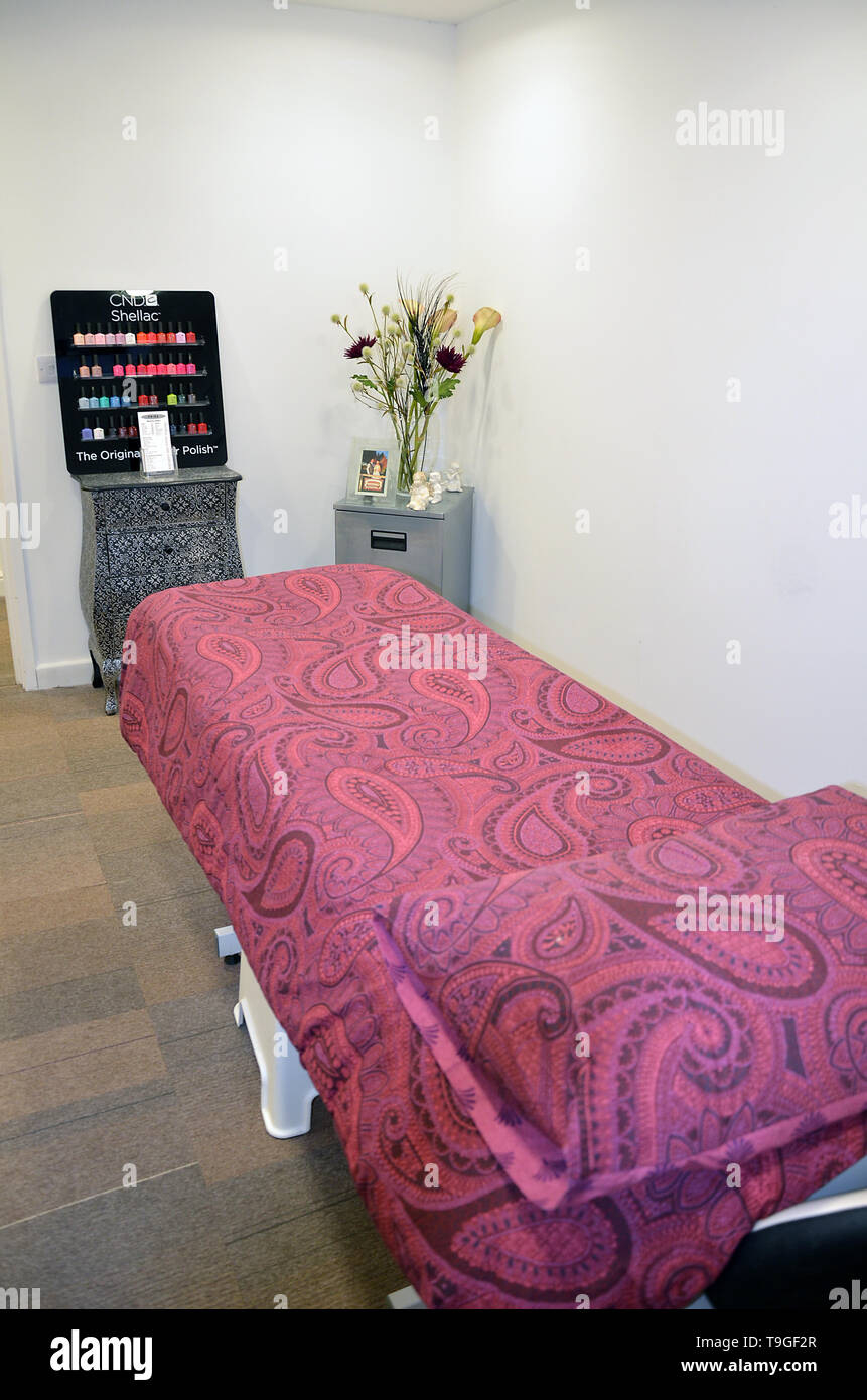 beauty treatment room, Beauty Salon Stock Photo