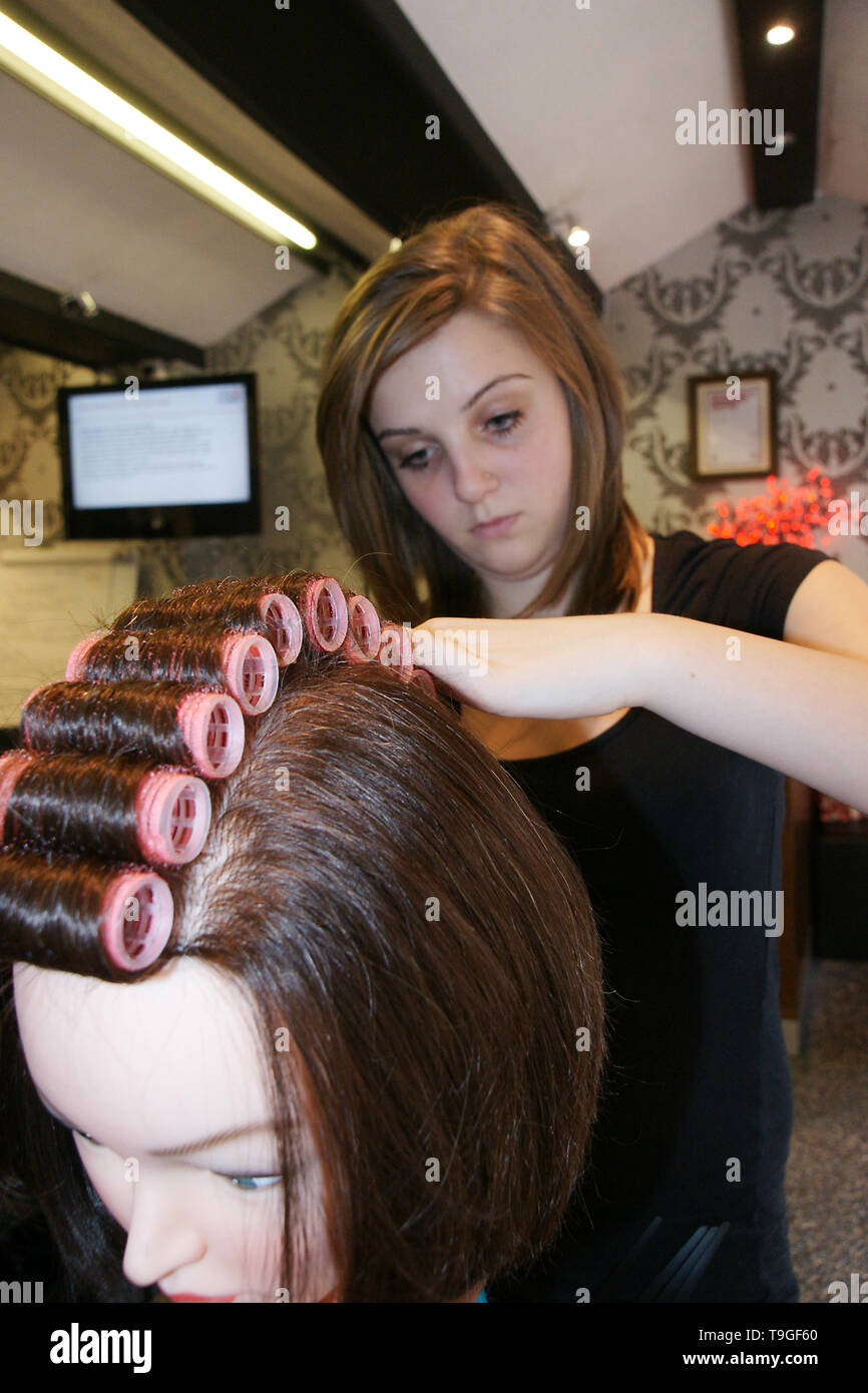 hair and beauty salon Stock Photo