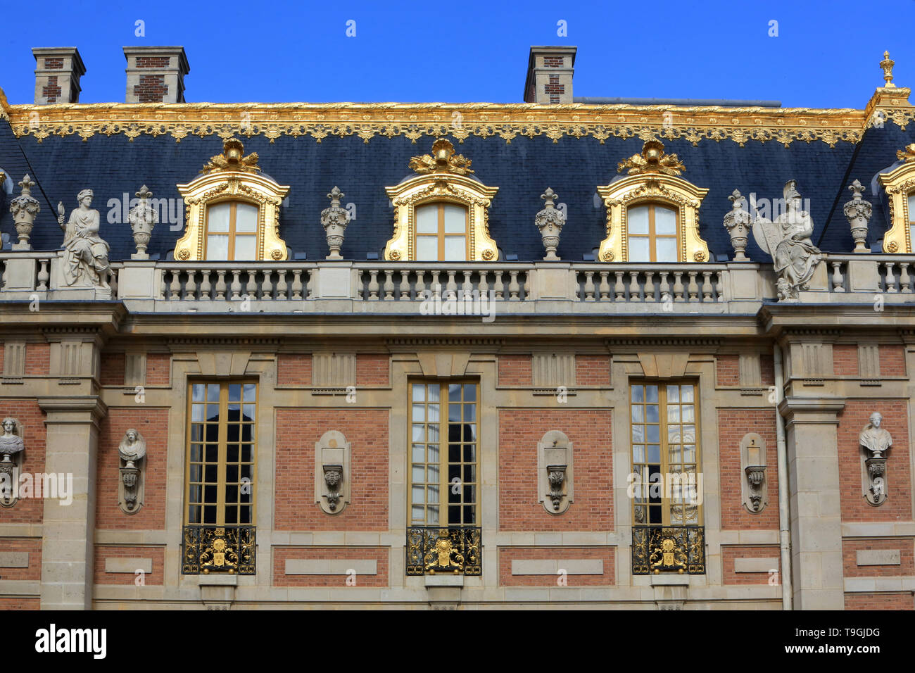 Château de Versailles. / Palace of Versailles. Stock Photo