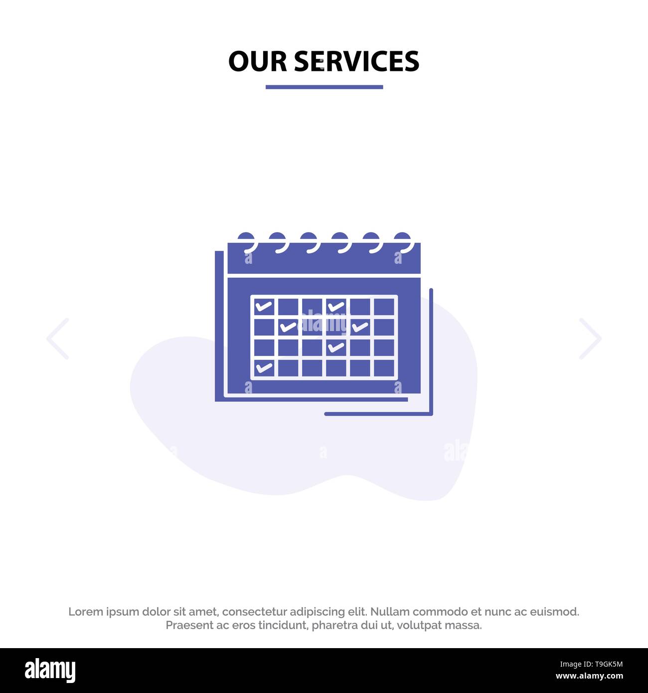 Our Services Calendar, Business, Date, Event, Planning, Schedule