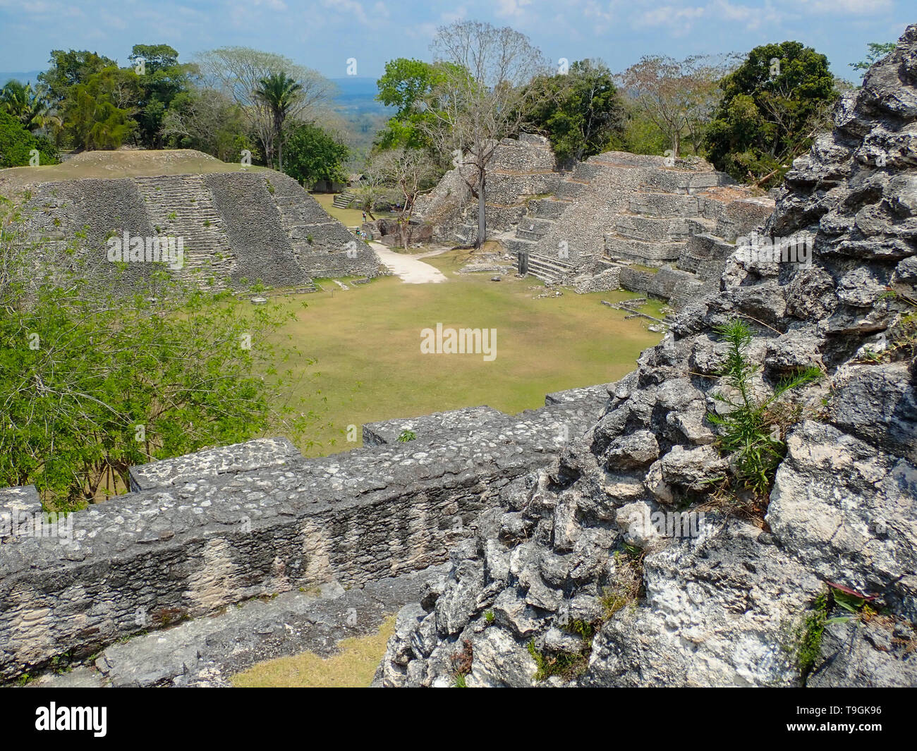 Xunantunich, an Ancient Maya archaeological site in western Belize near San Ignacio, Cayo District, Belize Stock Photo