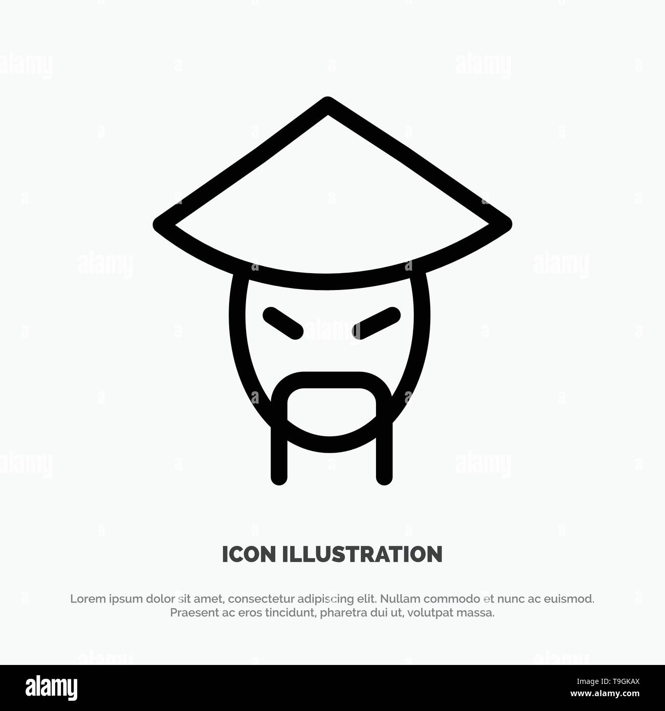 Monk vector vectors hi-res stock photography and images - Alamy