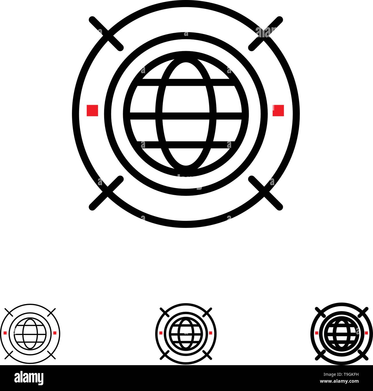 Web, World, Computing Bold and thin