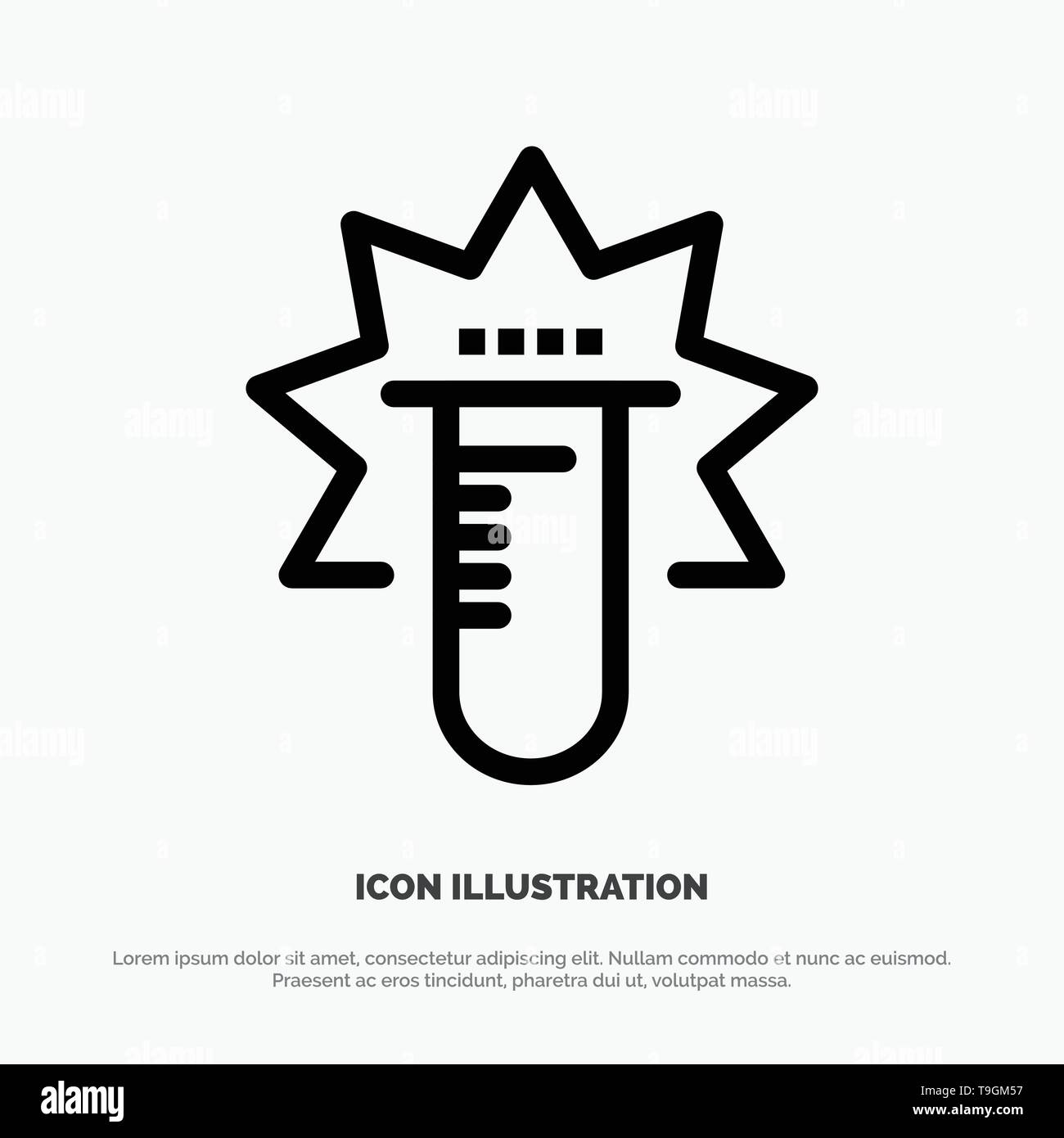 Tube, Test, Medical, Lab Line Icon Vector Stock Vector Image & Art Alamy