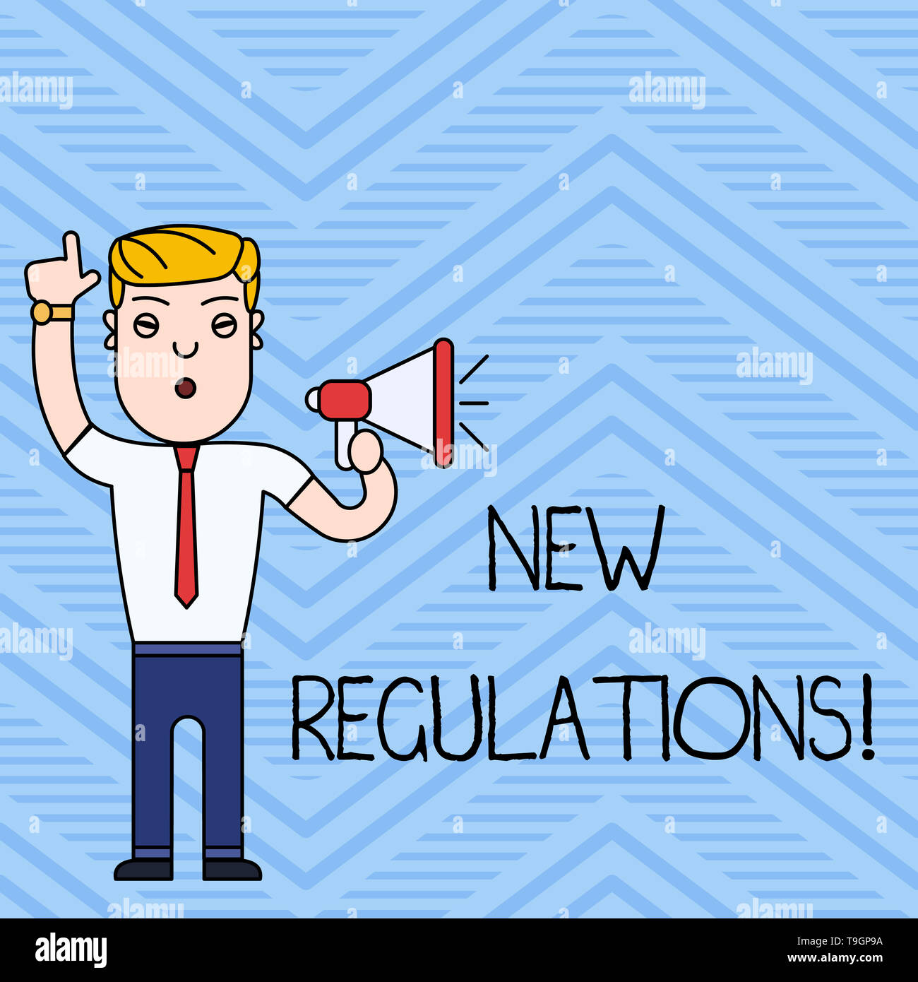 Handwriting text writing New Regulations. Conceptual photo rules made ...