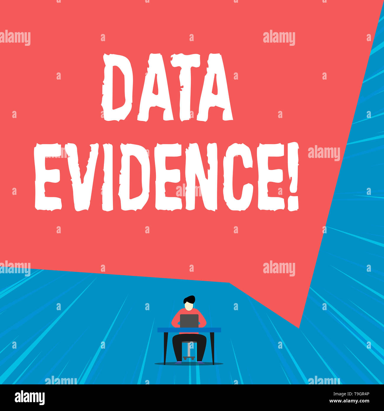Text sign showing Data Evidence. Business photo showcasing relevant and ...