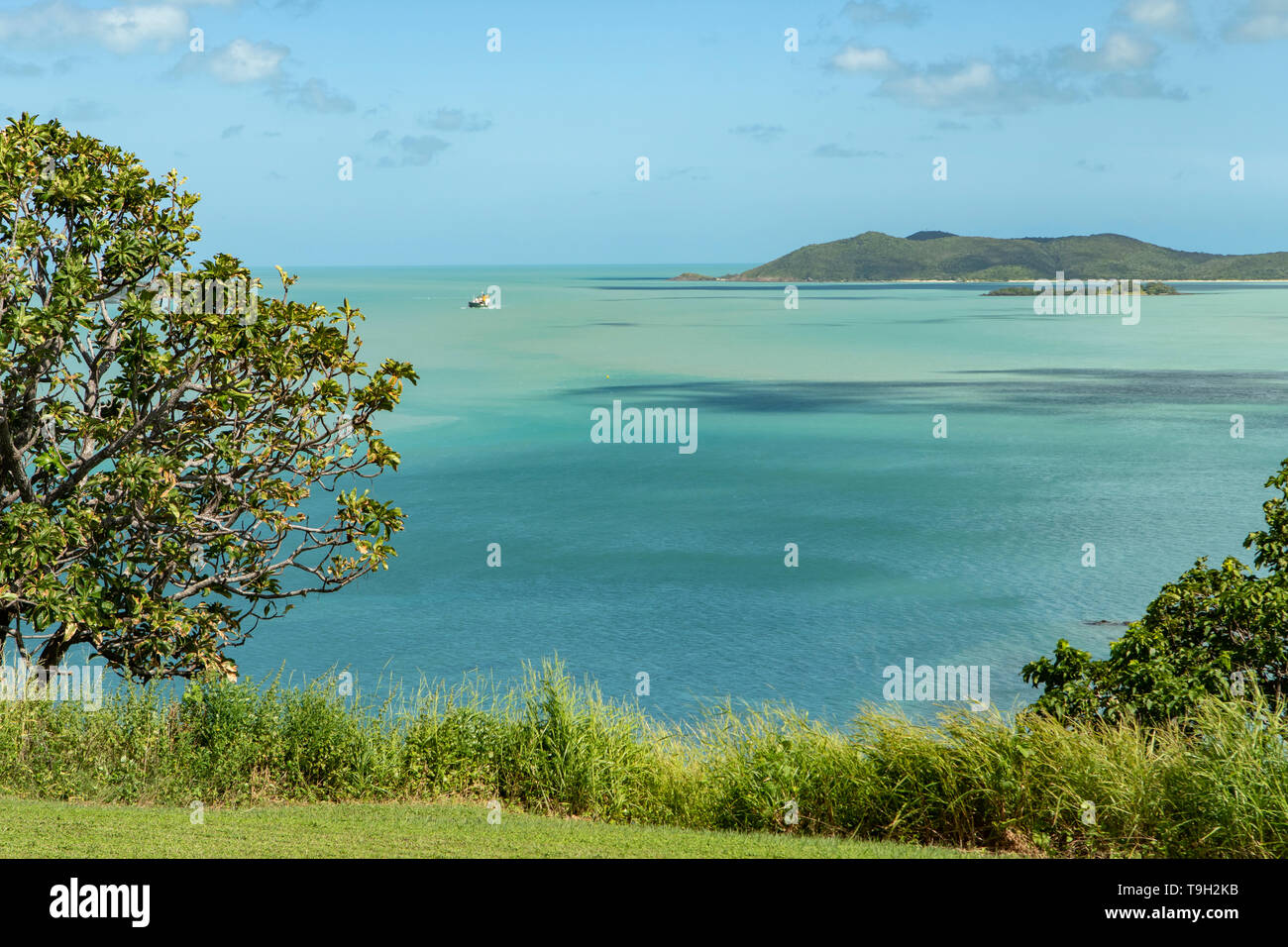 Part of Torres Strait from Thursday Island Stock Photo