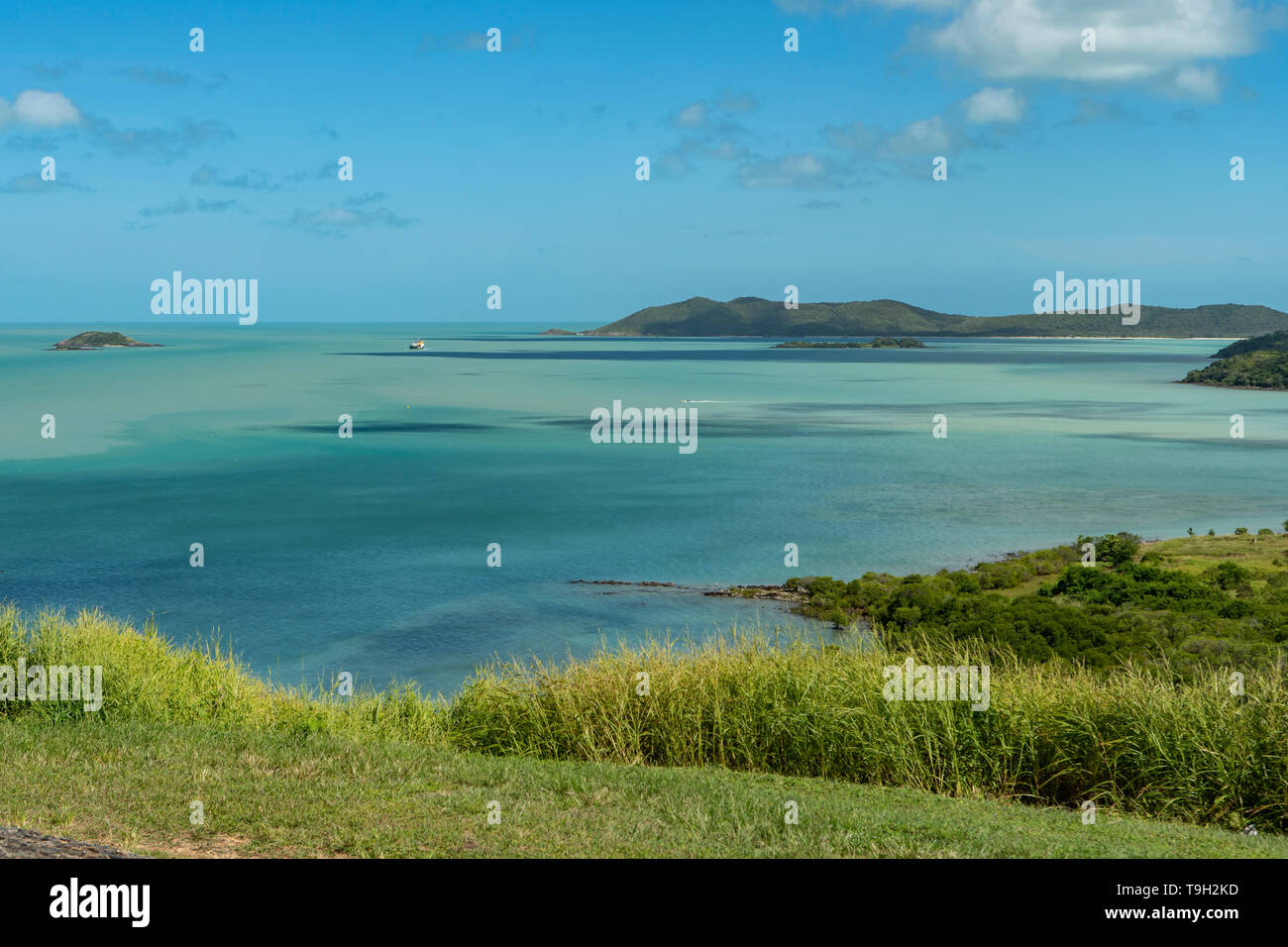 Part of Torres Strait from Thursday Island Stock Photo