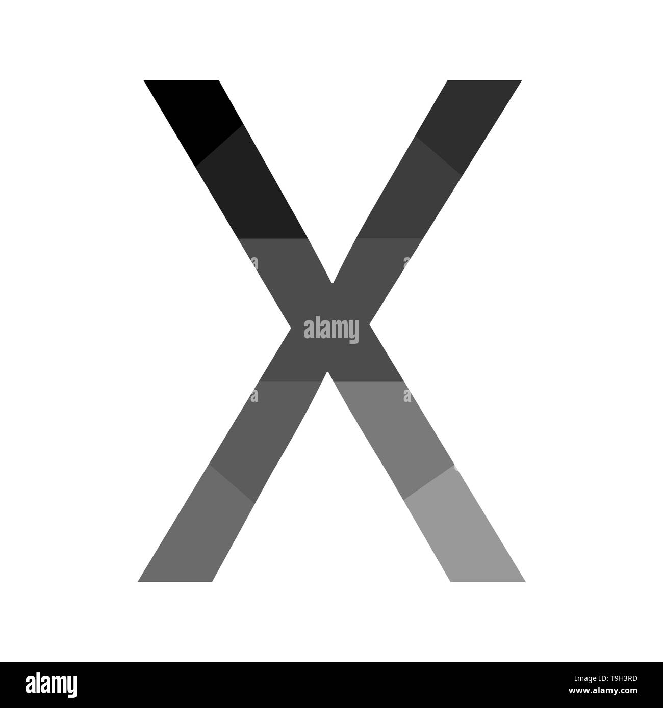 T-shirt message - X unnamed - Mister X Design unit for stylish t-shirt. Fashionable print for urban style clothing. Crosshair X and inscription Design Stock Vector