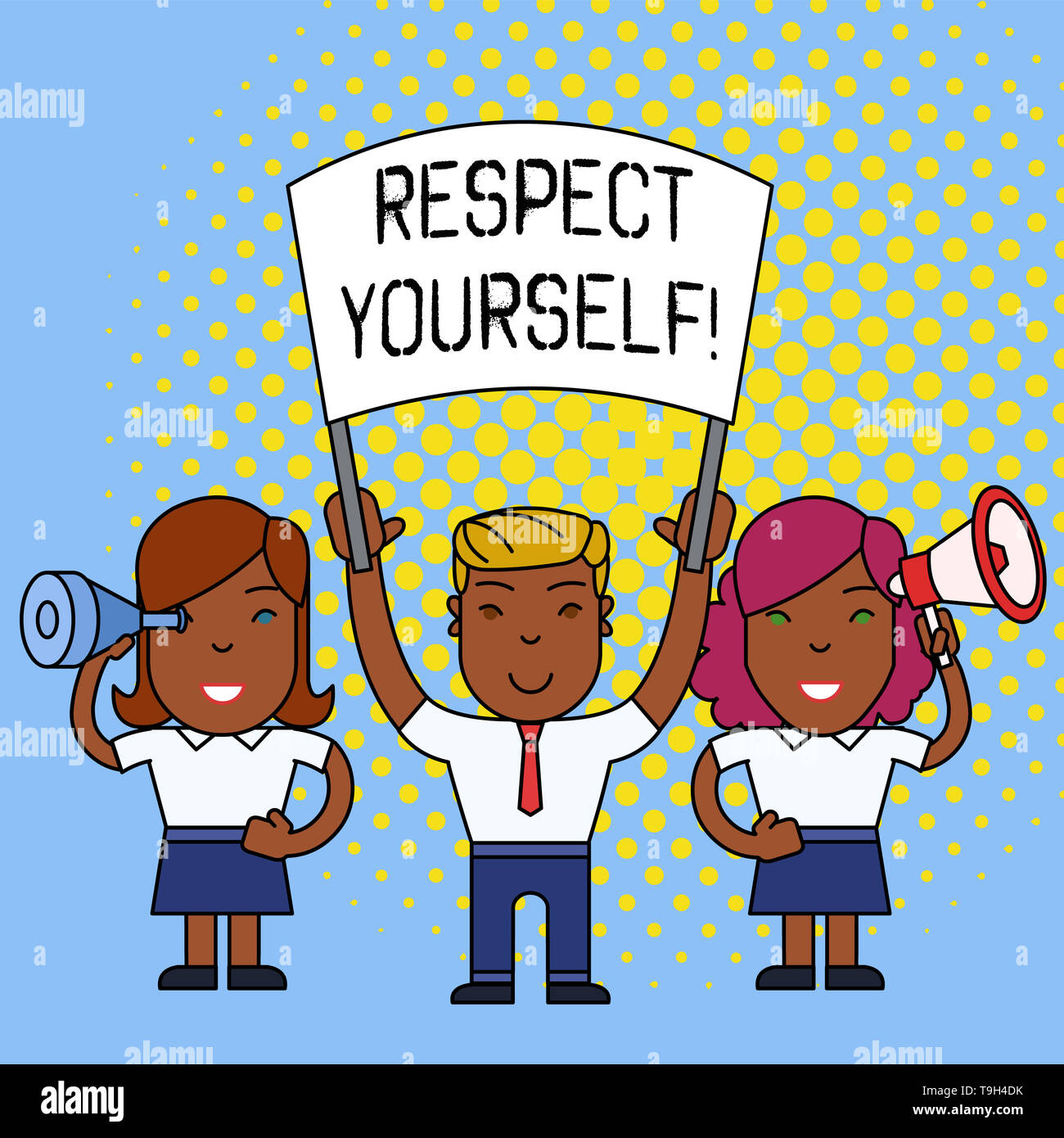 Word writing text Respect Yourself. Business photo showcasing believing  that you good and worthy being treated well Stock Photo - Alamy