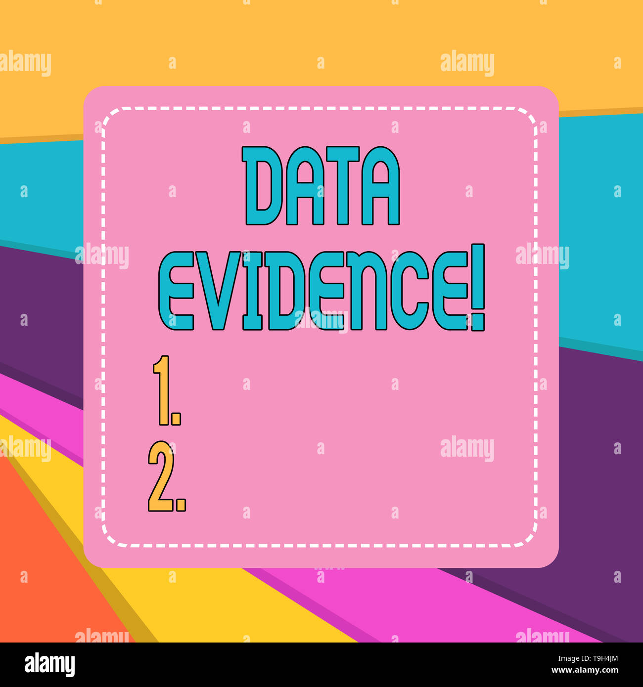 Word writing text Data Evidence. Business photo showcasing relevant and ...