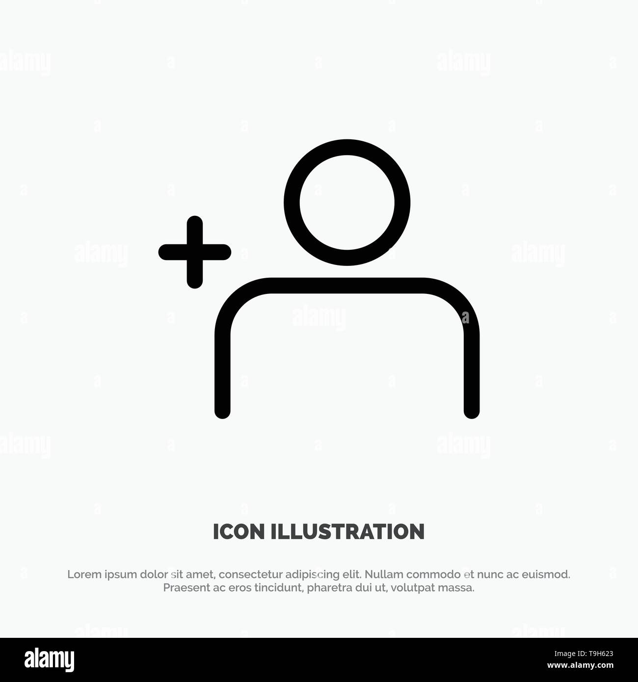 Discover People, Instagram, Sets Line Icon Vector Stock Vector Image