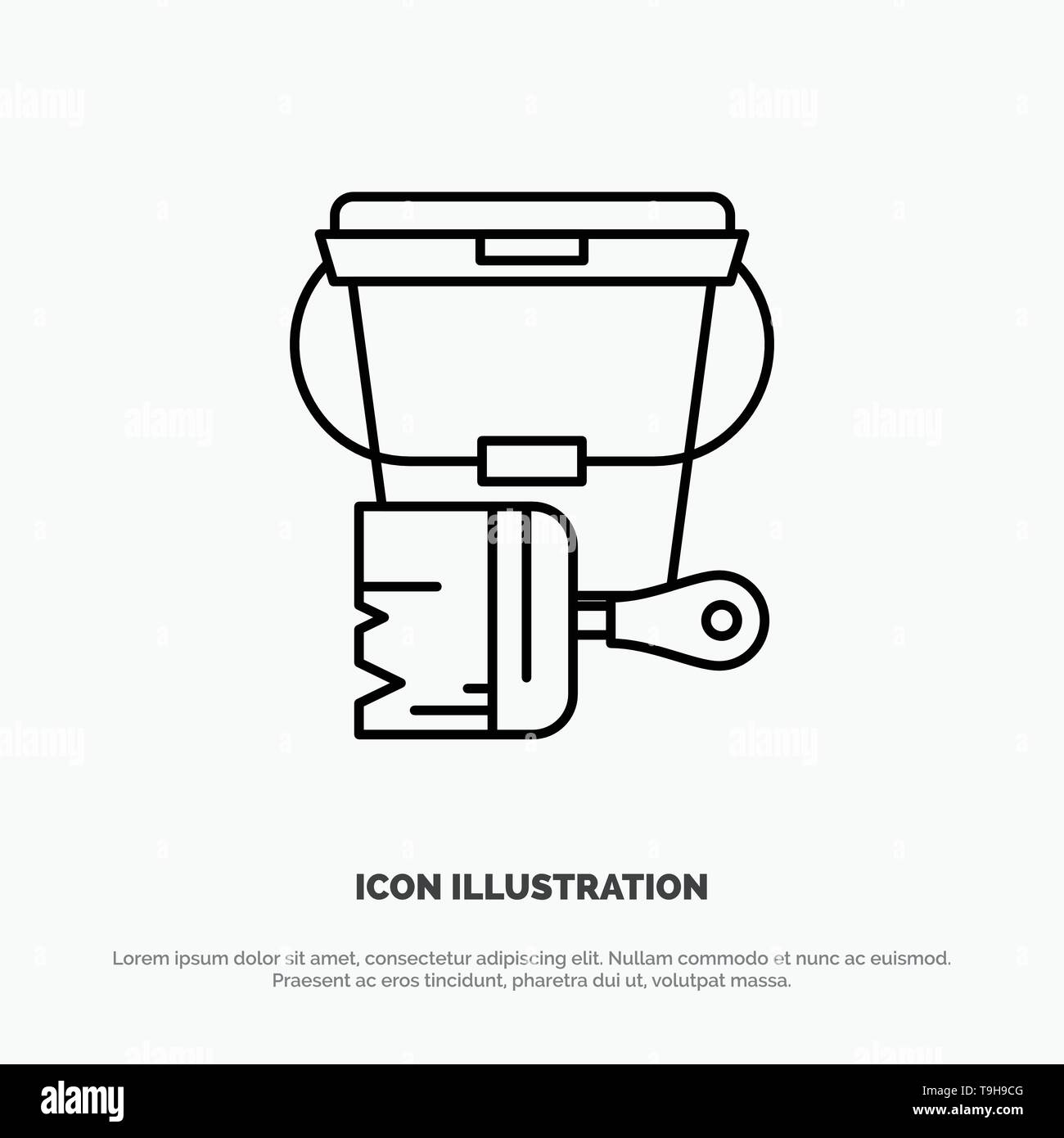 Bucket color Stock Vector Images - Alamy