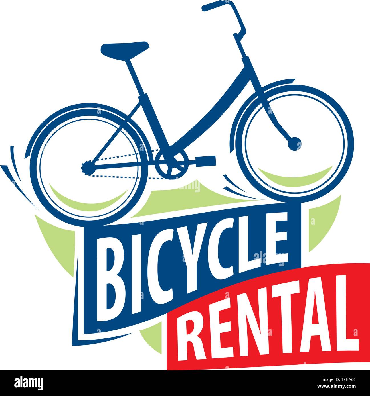 Logo for Bicycle rental. Vector illustration on white background Stock Vector Image & Art Alamy