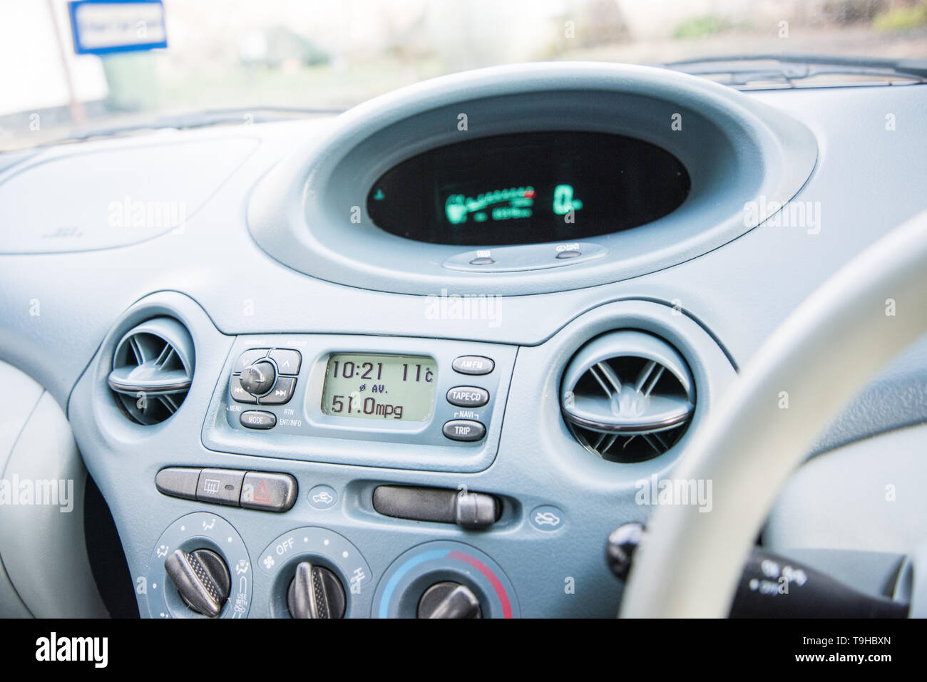 Dunvegan, Isle of Skye, Scotland September 2017 Toyota Yaris Mk1