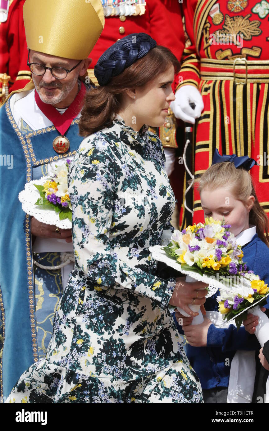 Queen Elizabeth II and Princess Eugenie attend the Royal Maundy Service