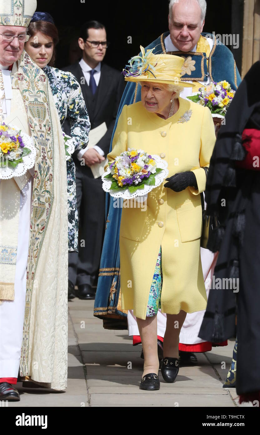 Windsor castle royal maundy service hires stock photography and images