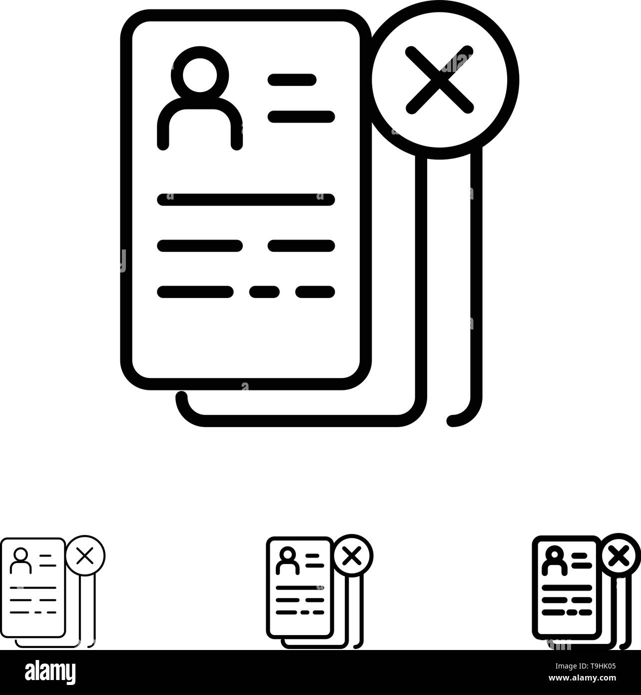 Candidate resume Black and White Stock Photos & Images - Alamy