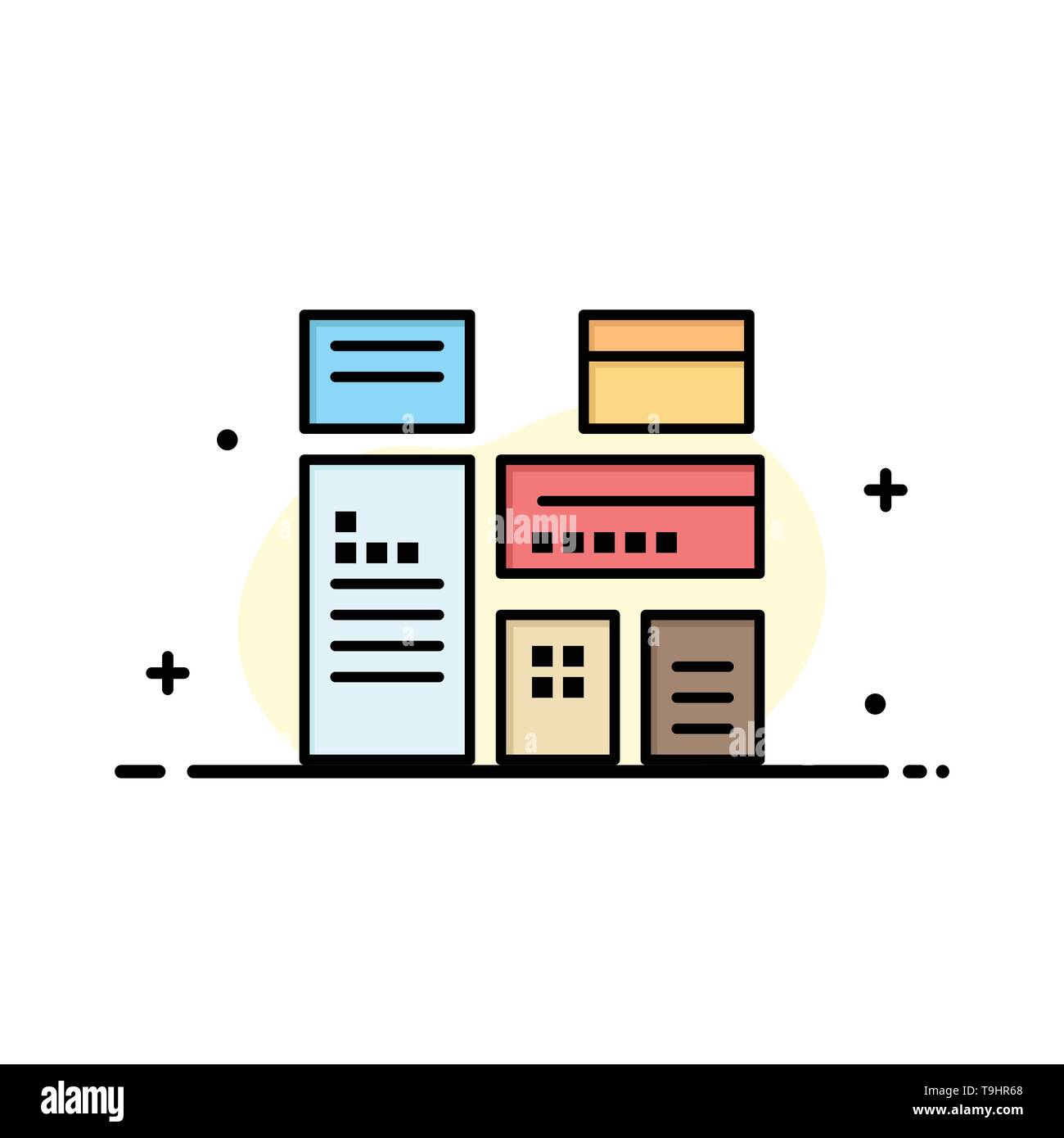 Native Advertising Native Advertising Marketing Business Flat