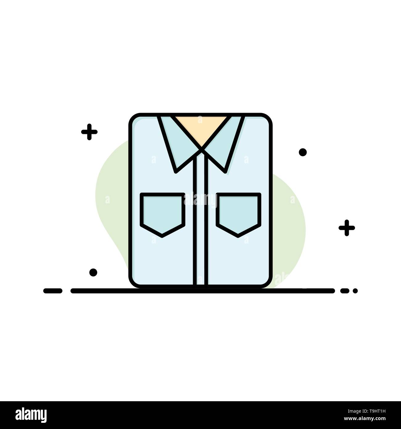 https://c8.alamy.com/comp/T9HT1H/clothes-shirt-tshirt-shopping-business-flat-line-filled-icon-vector-banner-template-T9HT1H.jpg