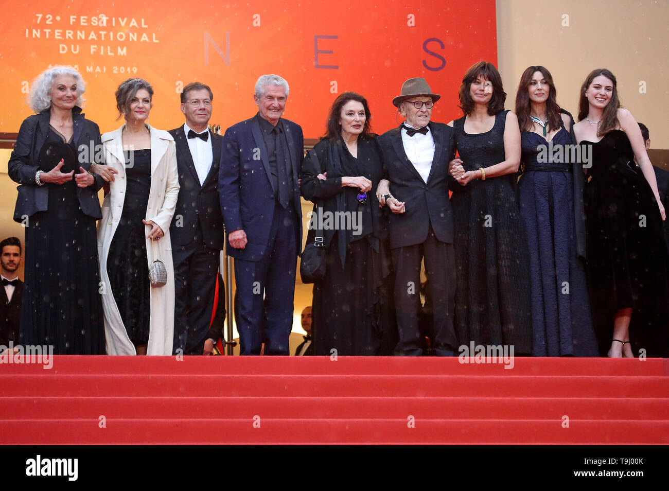 Cannes, France. 18th May, 2019. Martine Lelouch, Souad Amidou, Antoine ...