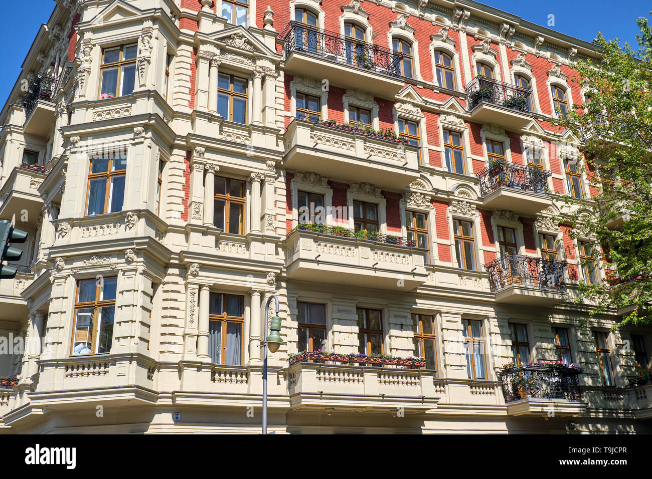 Beautiful renovated old apartment house at the Prenzlauer Berg district