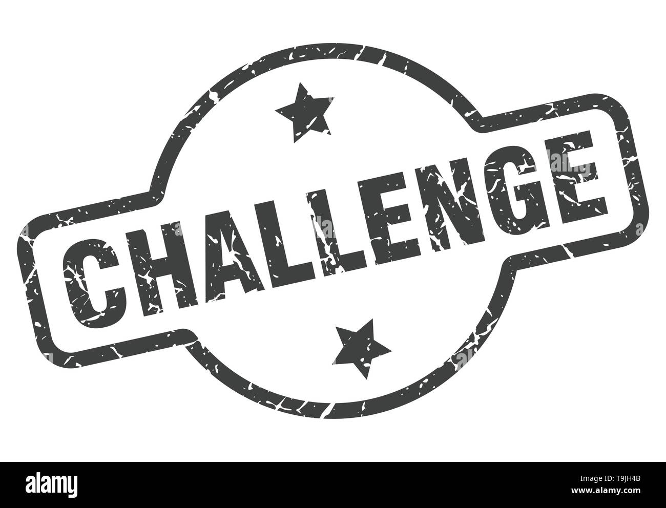 challenge vintage round isolated stamp Stock Vector Image & Art - Alamy