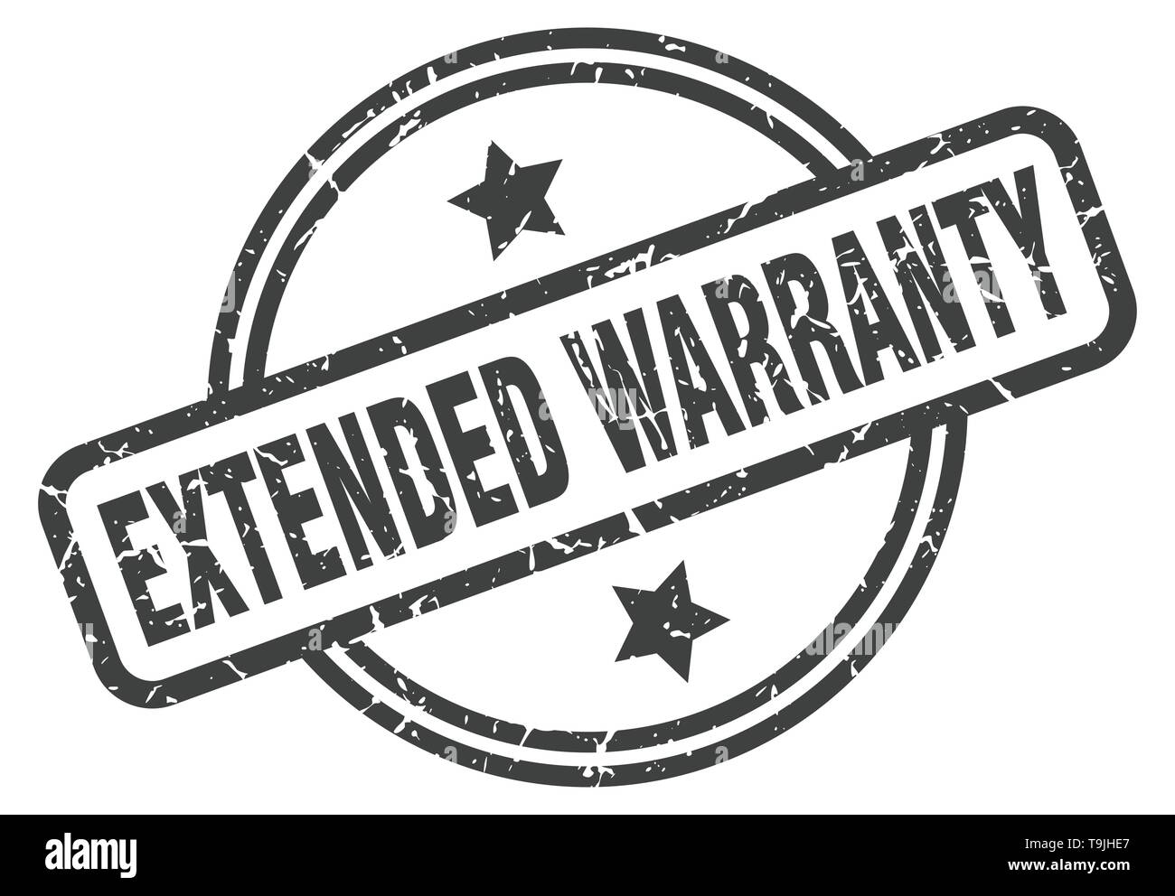 extended warranty stamp isolated on white Stock Vector Image & Art Alamy