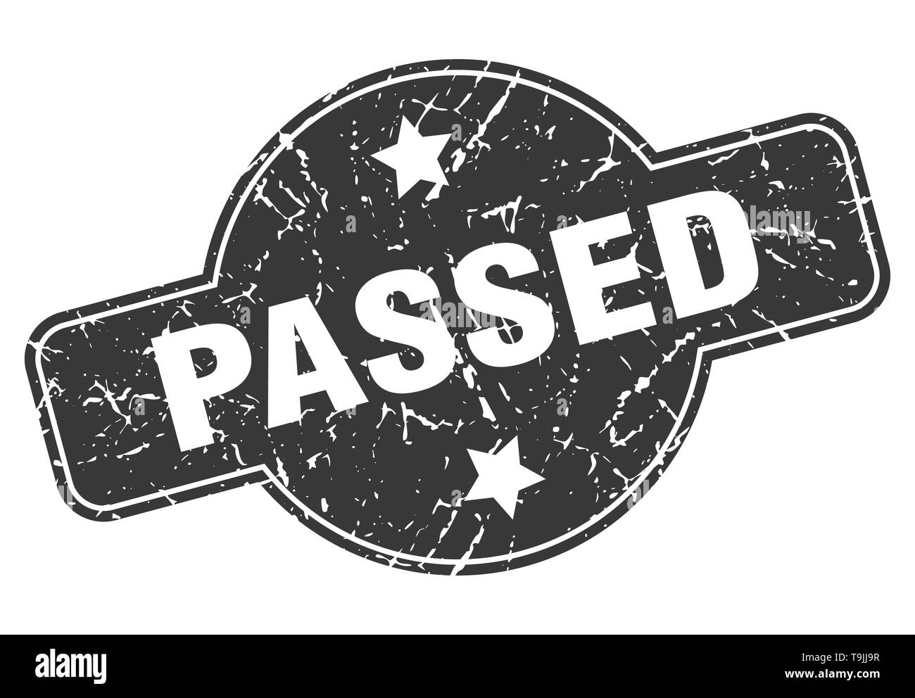 passed round grunge isolated stamp Stock Vector Image & Art - Alamy