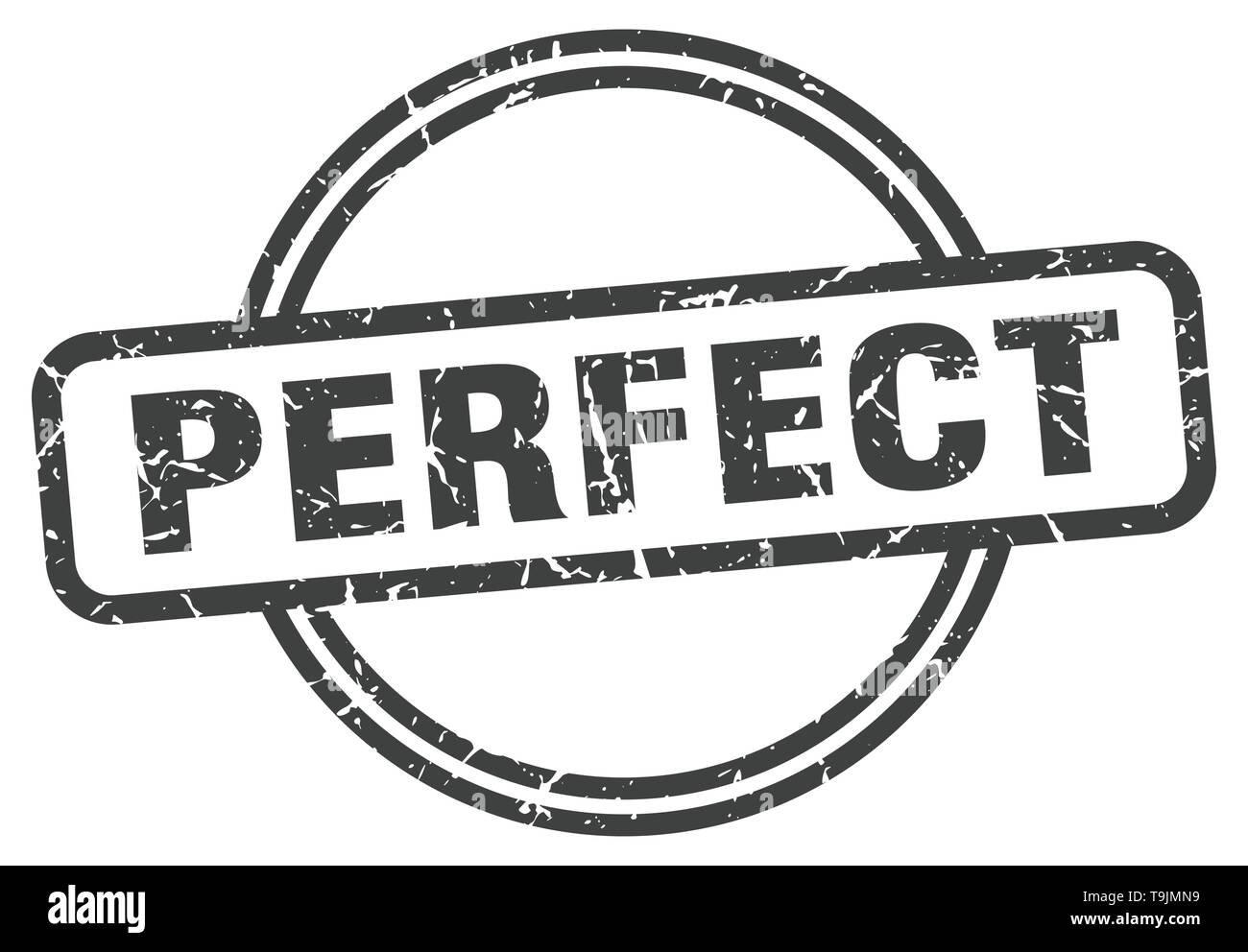 perfect vintage stamp. perfect sign Stock Vector Image & Art - Alamy