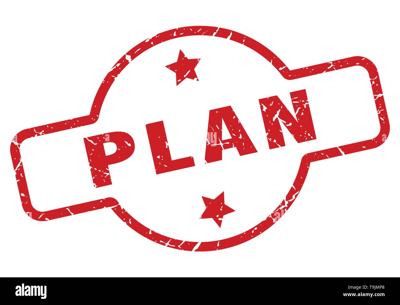 plan stamp isolated on white Stock Vector Image & Art - Alamy