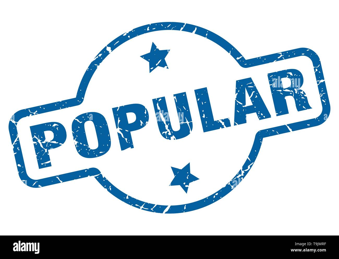 popular vintage stamp. popular sign Stock Vector Image & Art - Alamy