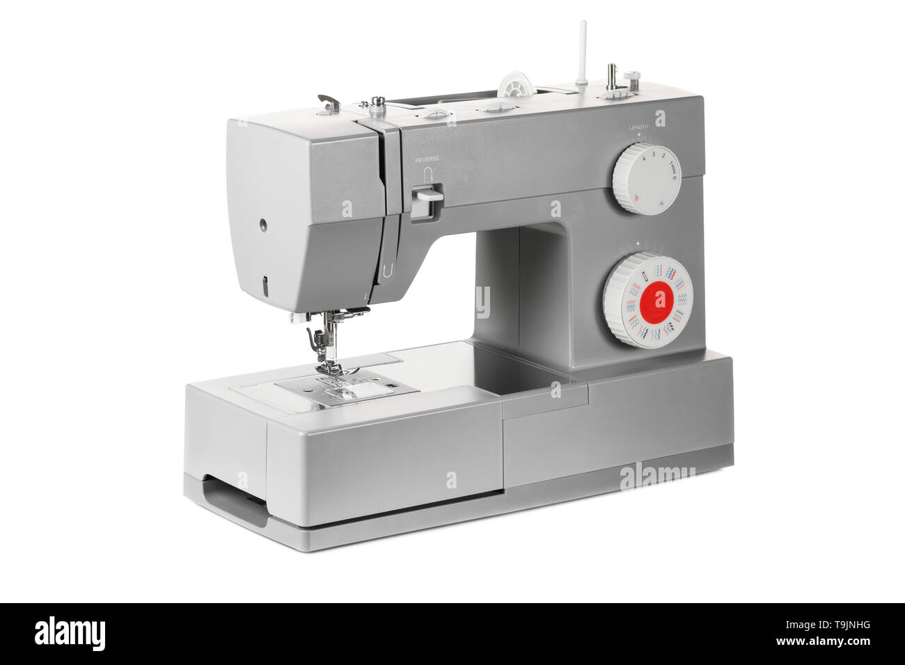 Modern electric sewing machine Stock Photo - Alamy