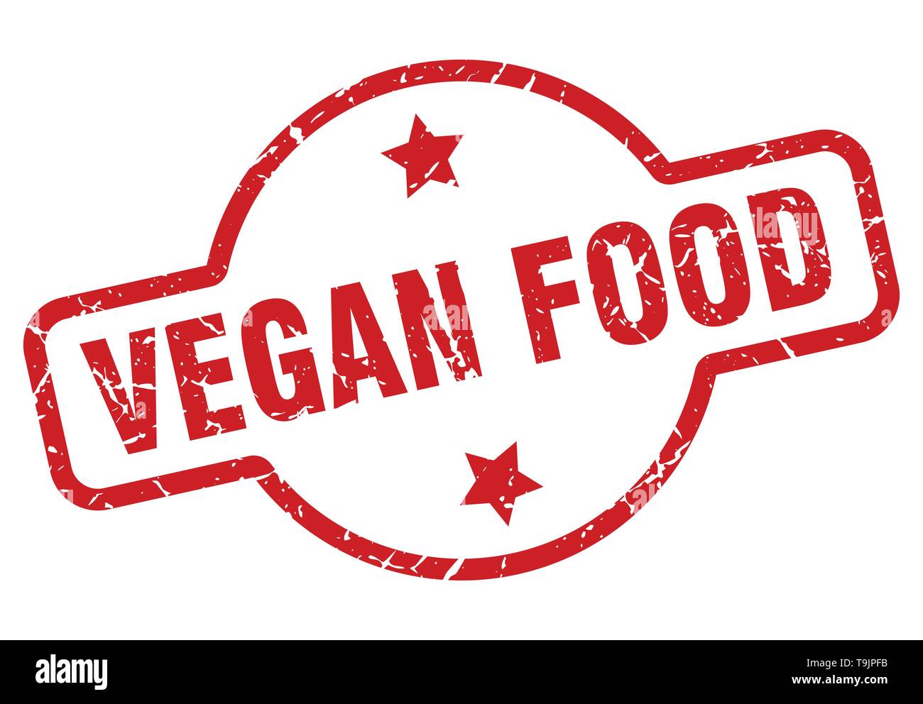 vegan food stamp isolated on white Stock Vector Image & Art - Alamy
