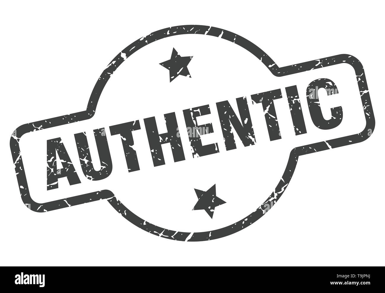 authentic vintage round isolated stamp Stock Vector Image & Art - Alamy