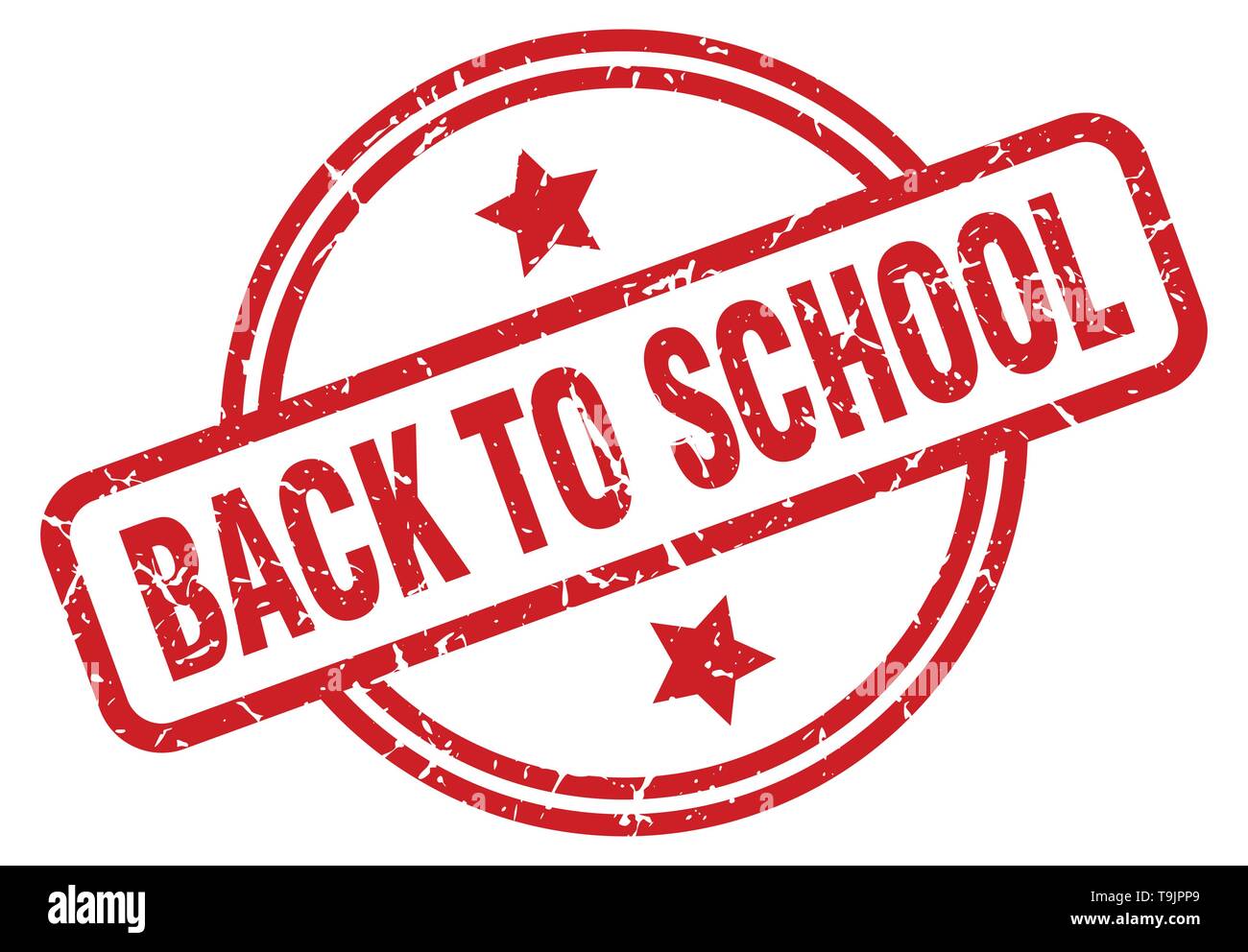 back to school round grunge isolated stamp Stock Vector Image & Art - Alamy