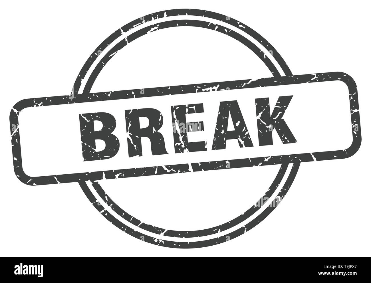 break vintage stamp. break sign Stock Vector Image & Art - Alamy