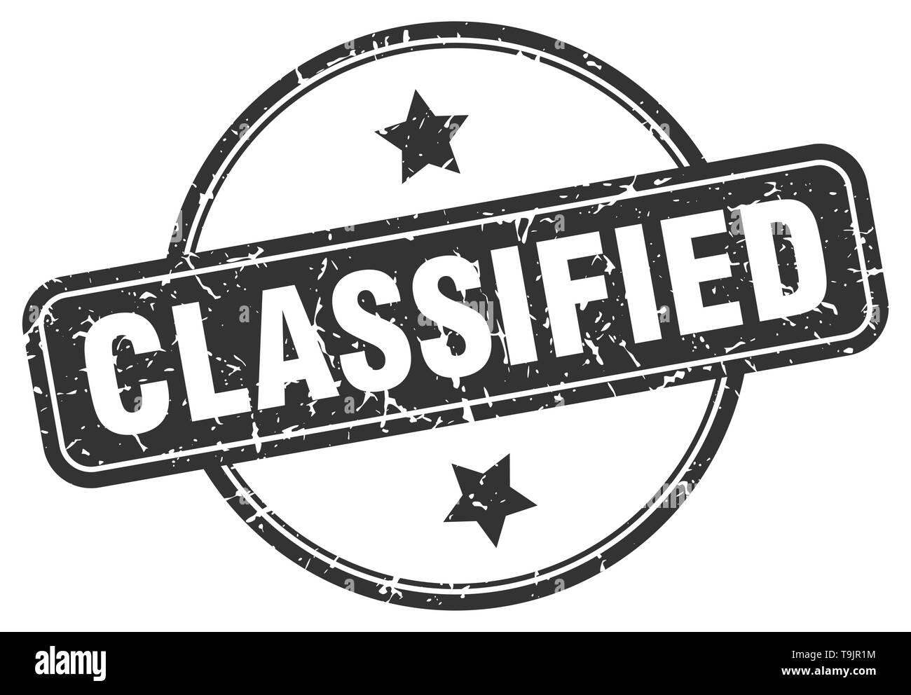 classified round vintage grunge stamp Stock Vector Image & Art - Alamy