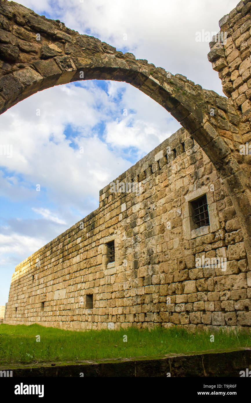 Tripoli, Lebanon - January 15, 2016: The largest Crusader fortress in