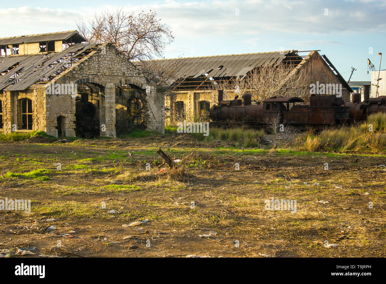 Tripoli, Lebanon January 15, 2016 Old Trains and the abandoned