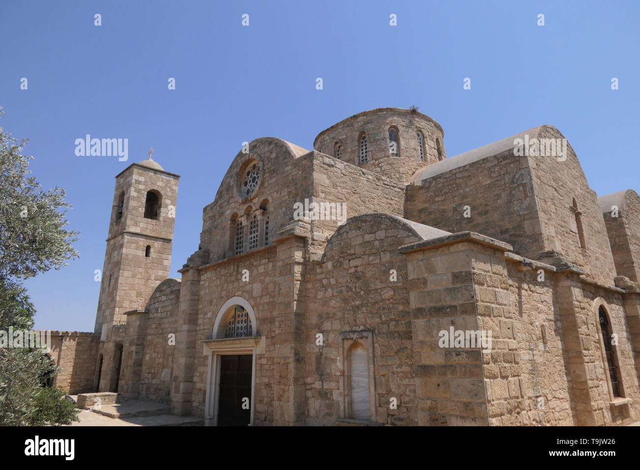 Church of St. Barnabas at Salamis, Cyprus. Stock Photo