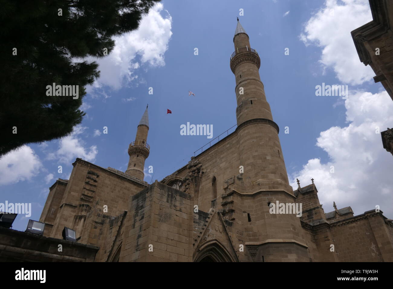 Selimiye Mosque, Lefkosa (Nicosia) direct view Stock Photo