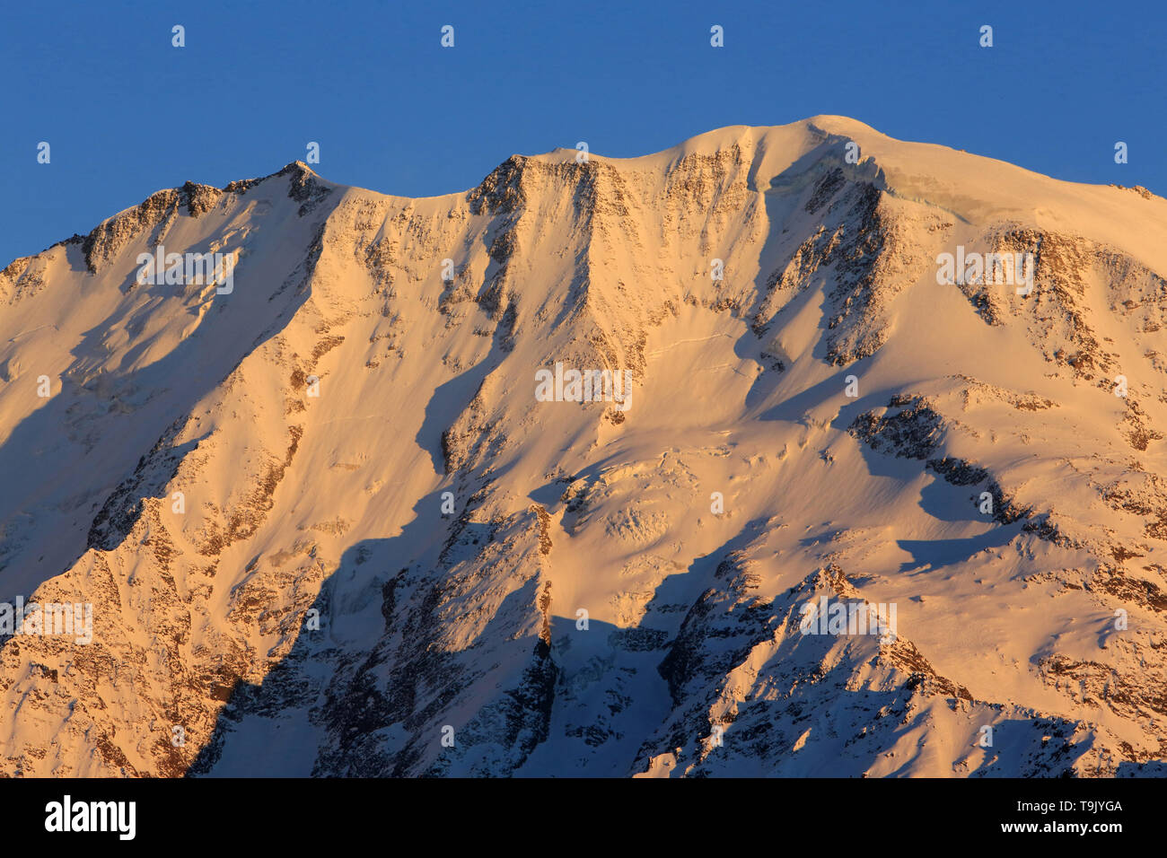 Dôme de Miage. Massif du Mont-Blanc. Alpes françaises. Haute-Savoie. France. Stock Photo