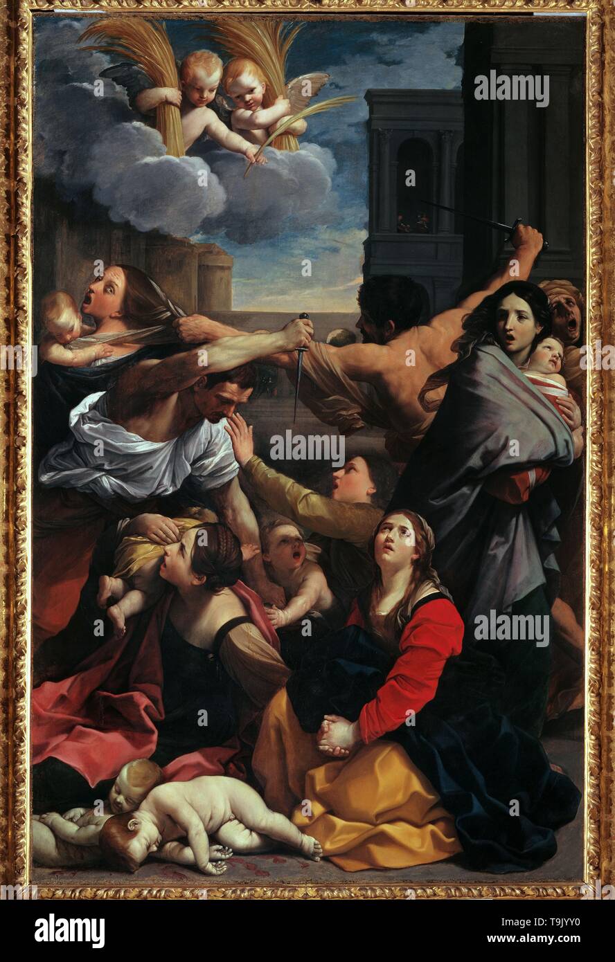 The Massacre of the Innocents. Museum: Pinacoteca Nazionale di Bologna. Author: GUIDO RENI. Stock Photo