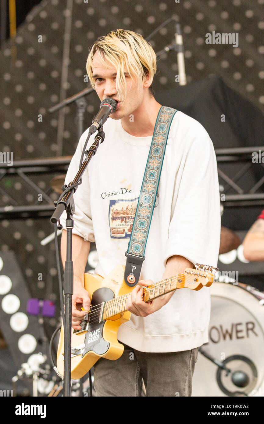 May 17, 2019 - Columbus, Ohio, U.S - JOSH KATZ of Badflower during the Sonic Temple Music Festival at the MAPFRE Stadium in Columbus, Ohio (Credit Image: © Daniel DeSlover/ZUMA Wire) Stock Photo