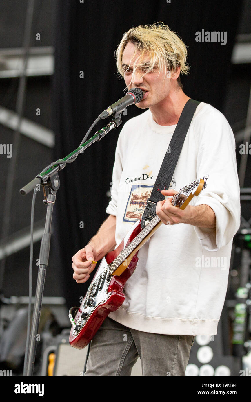 May 17, 2019 - Columbus, Ohio, U.S - JOSH KATZ of Badflower during the Sonic Temple Music Festival at the MAPFRE Stadium in Columbus, Ohio (Credit Image: © Daniel DeSlover/ZUMA Wire) Stock Photo