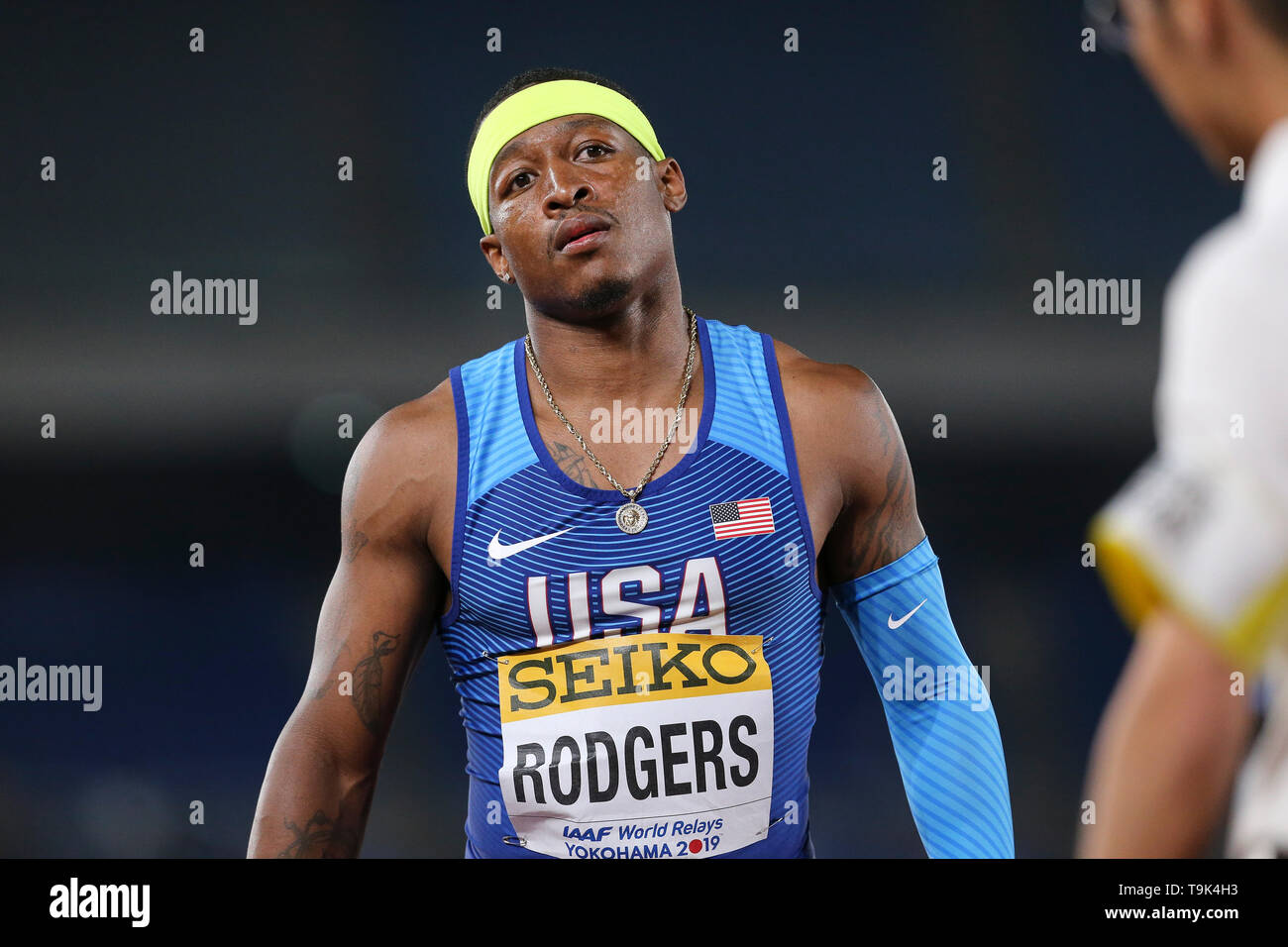 YOKOHAMA, JAPAN - MAY 10: Michael Rodgers of the USA in the heats of ...