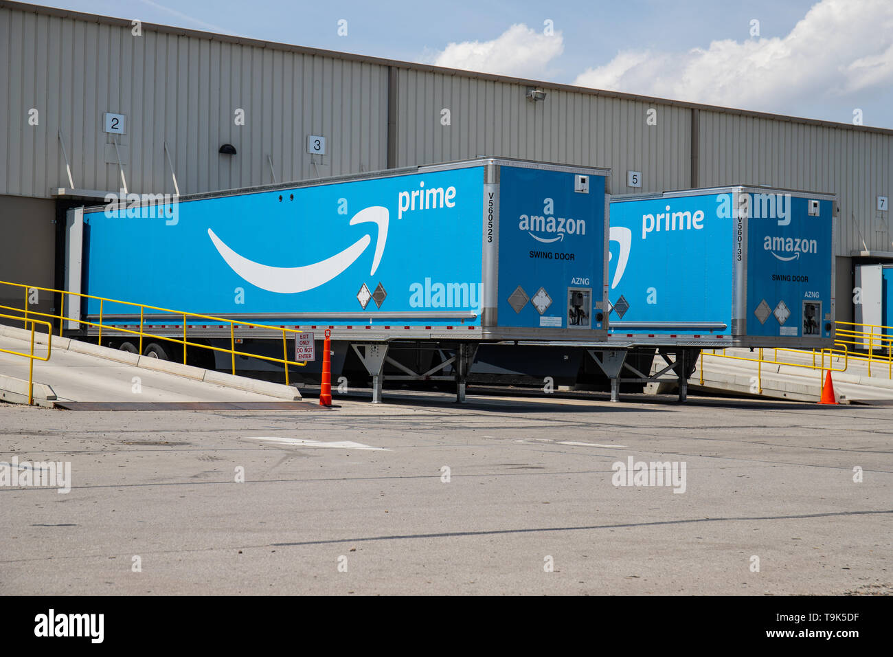 Indianapolis Circa May 2019 Amazon Prime Transportation and